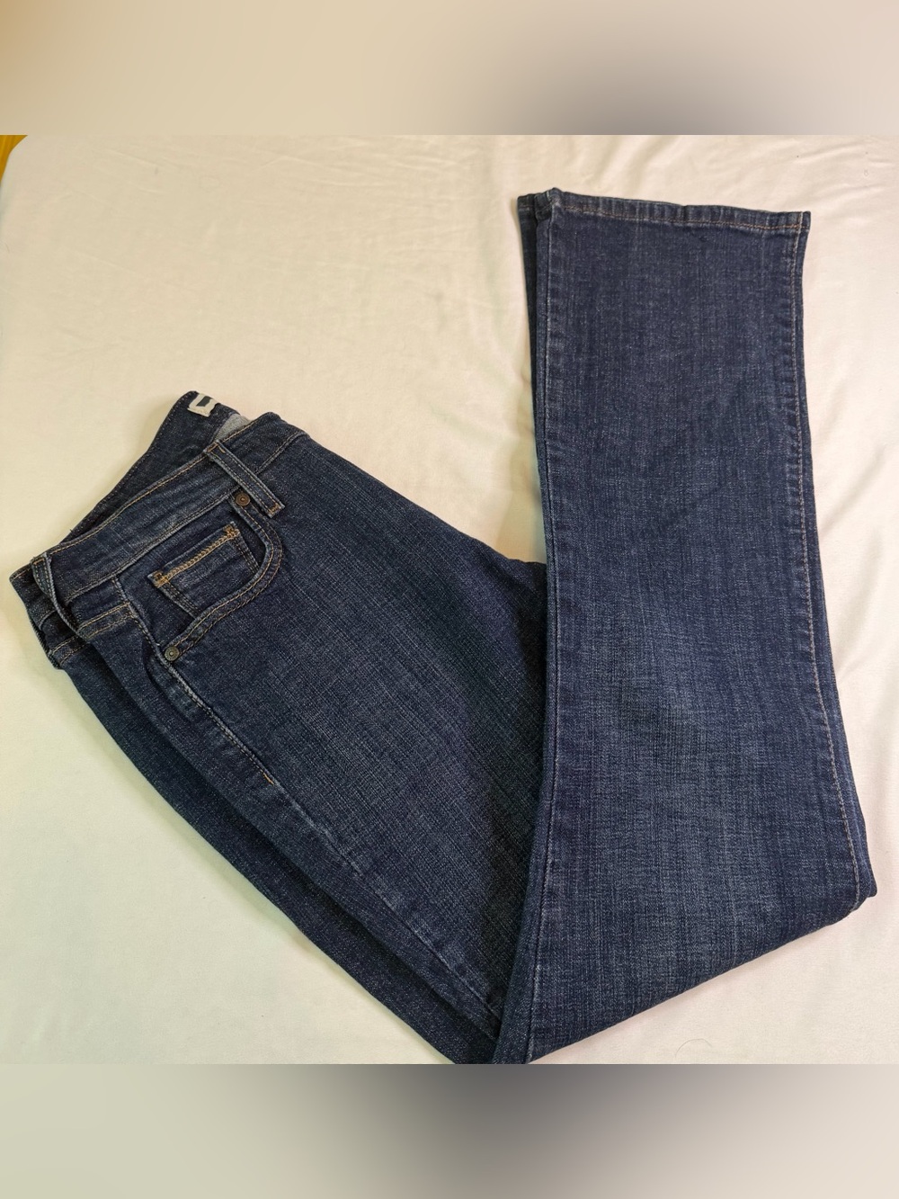 Levi’s 515 Bootcut Jeans Women’s 6 Long W28 L34 Dark Wash Stretch Denim